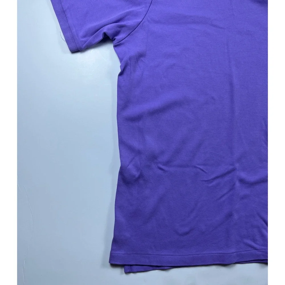 Polo Ralph Lauren Mens 3XB Purple Short Sleeve Cotton Polo Shirt Pony Logo